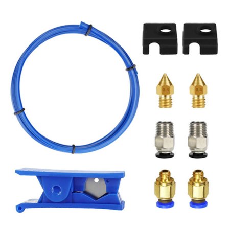 Tilbehørssett Xs Bowden-rør 1m Mk8 Sokker for Ender 3 Holdbar