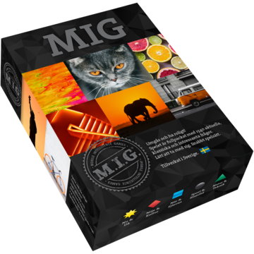 Spørrespill MIG Svart