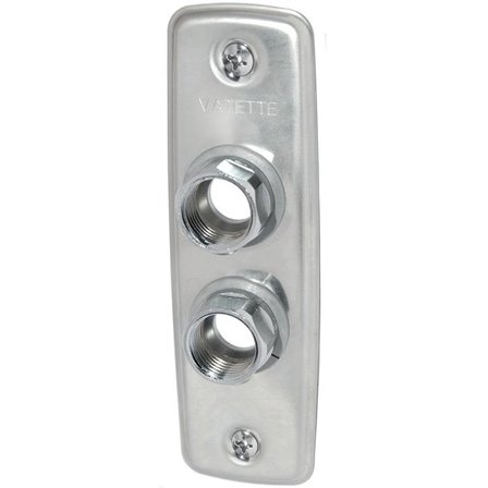 Vatette 8550615 Veggskive 2-hulls, 15 mm, Installasjon