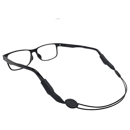 Snygg bärbar glasögon sladd Silikon glasögon sladd rem Justerbar glasögon linne för de flesta tempel