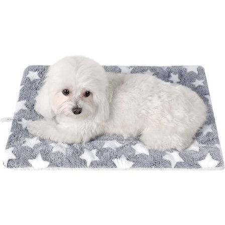 Pehmeä flanelli paksuuntunut lemmikin pehmeä fleecepehmuste lemmikkisänky matto yhteensopiva pennun koiran C