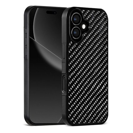 iPhone 17 Mobilskal MagSafe Aramid Fiber Twill Texture - Svart