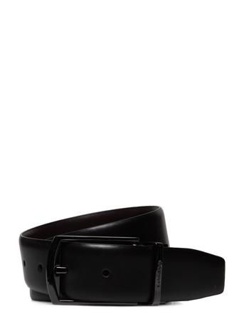 Adj/Rev Domed 35Mm Accessories Belts Classic Belts Sort Calvin Klein
