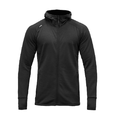 Devold Nibba Man Jacket W/Hood Men Mid layer tops Black L
