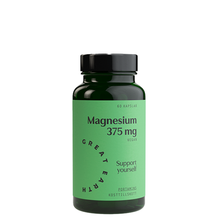 Great Earth Magnesium 375 mg 60 kapslar