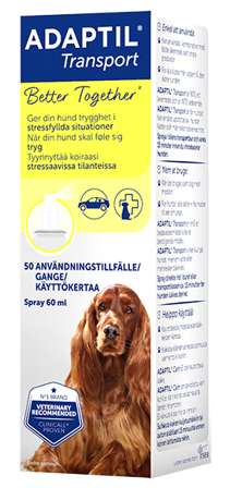 Adaptil - Calm Transport Spray 60 ml - Hund - Hundepleie & kosttilskudd - Antistress & feromoner - ZOO.no