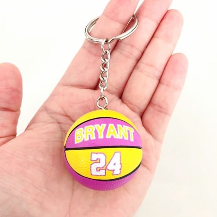 Volleyball Nøglering Vedhæng Fodbold Strandbold Basketball Nøglering Kæde