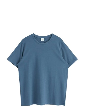 Lindex T Shirt Regular Solid - Navy - 158/164