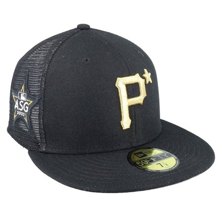 New Era - Pittsburgh Pirates MLB All Star Game 59FIFTY Black Mesh Fitted Fitted Black Cap - MLB @ Hatstore