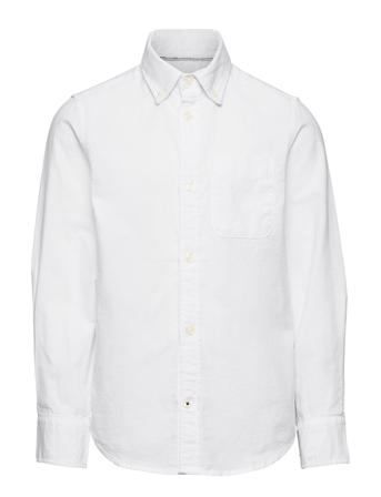 Jjeoxford Shirt L/S Jr Skjorte Hvit Jack & J S