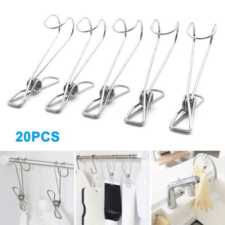 Klädnypor i rostfritt stål Multifunktionella slitstarka metallklämmor för klädfilt