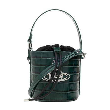 Vivienne Westwood, Daisy Small shoulder bag Groen, Dames, Maat:ONE Size,leer