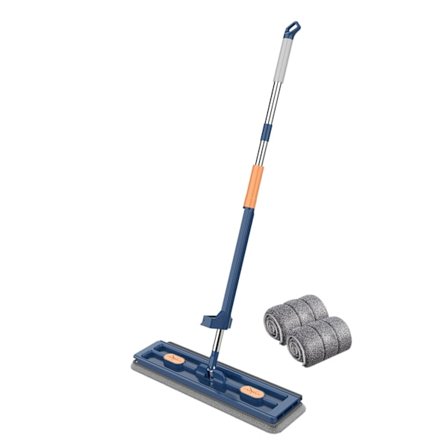 Roterbart huvud breddad platt mopp Arbetsbesparande städmopp för hem i vardagsrummet