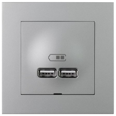 ELKO Plus USB lader 2,1A I ALU