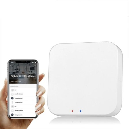 Smart Trådløs ZigBee Gateway, Tuya ZigBee Smart Gateway Hub, Smart Life APP Trådløs Fjernkontroll, for Alle Tuya ZigBee 3.0 Smarte Produkter, Tuya S