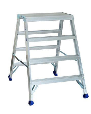 Skeppshultstegen 4750-04 Arbeidsbukk 605 x 350 mm 4 steg, 950 mm, Stiger & stillaser