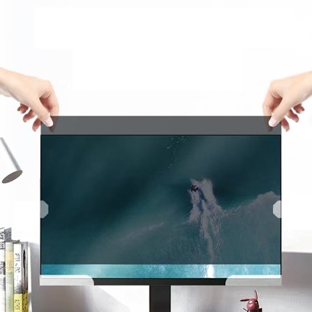 23,8 tommer skærmbeskytter med privatlivsfilter - Anti-glare og anti-ridse