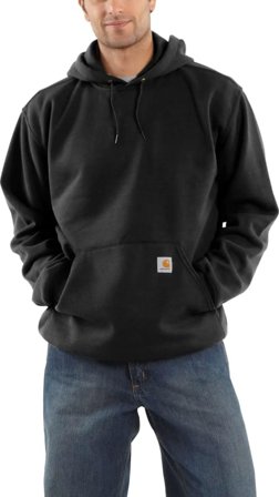 Carhartt Men's Hooded Sweatshirt Men long-sleeved sweaters Black XL