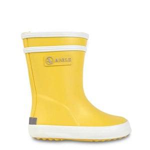Kids - Aigle Yellow Baby Flac Rain Boots - Boots - 19 EU - Yellow