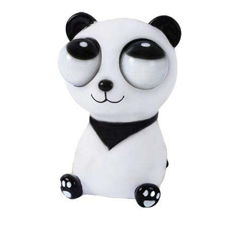 Panda Stress Relief Hånd Fidget Sensorisk Legetøj - Sød & Holdbar, Langvarig, Pop Out Øjne - Klem Legetøj til Børn & Voksne
