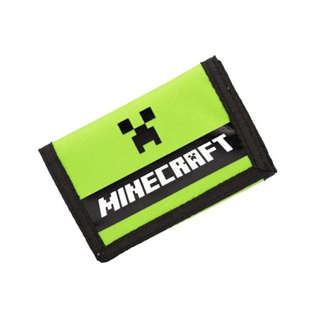 Minecraft Logotyp Creeper Plånbok One Size Grön Grön One Size