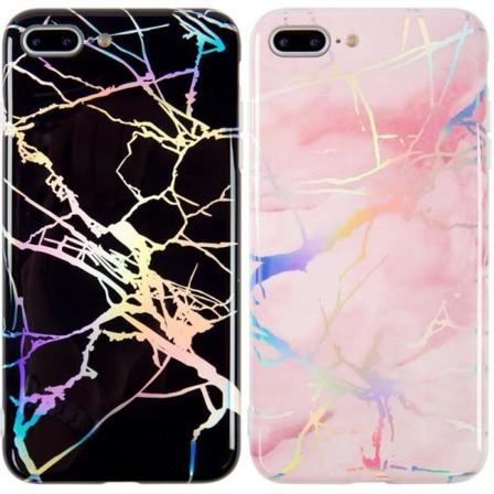 iPhone 8 Iskunvaimennus Marble Case Lazr Vit