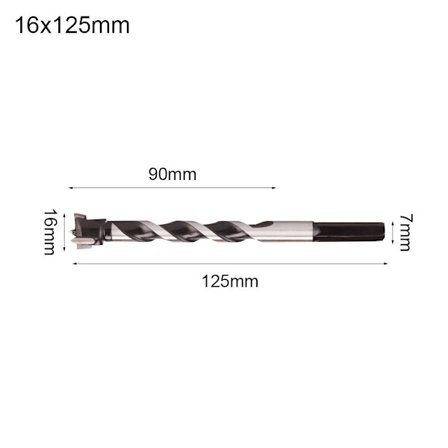 Poranterän reiän avaaja 16x125mm