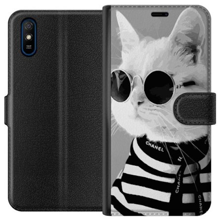 Yhteensopiva Lompakkokotelo Xiaomi Xiaomi Redmi 9A Fancy Kissa