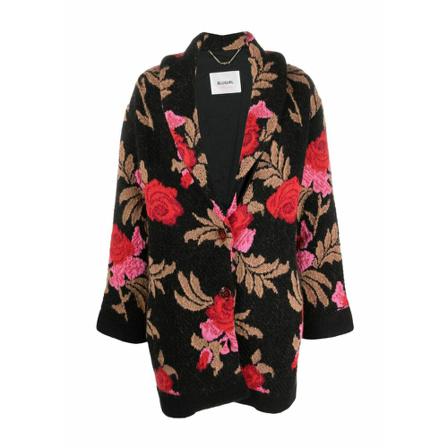 Blugirl, Single-Breasted Coats Czarny, Kobieta, Rozmiar: M