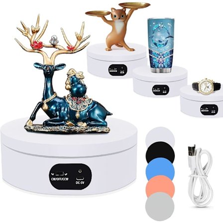 Elektrisk Drejeskive, Elektrisk Roterende Display Stativ, 360° Automat