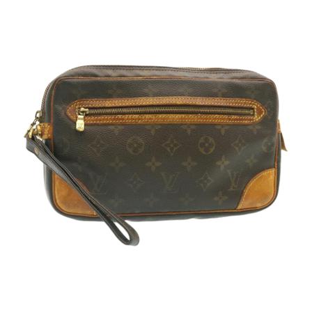 Louis Vuitton Vintage, Pre-owned Dragonne GM Bruin, Dames, Maat:ONE Size,leer