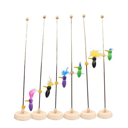 Sæt Træbase Spætte Legetøj Top Bold Toddler Sød Tidlig Uddannelse Sjov Spætte Figur Børn DIY Videnskabseksperiment Legetøj Jiyuge