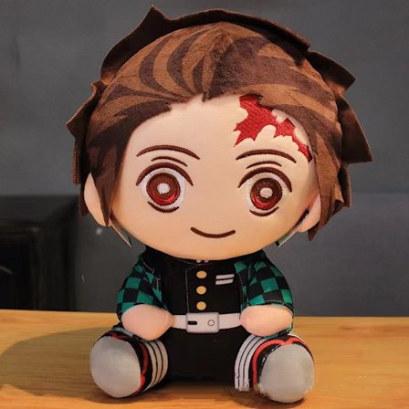 Demon Slayer Tanjiro Nezuko kosebamse 7,8 tommer (20 cm)