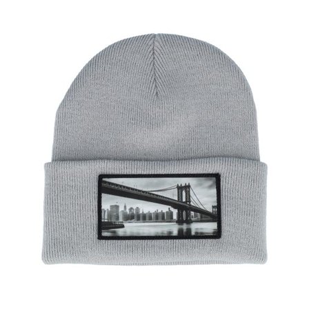 Public Domain - Grå cuff Beanie - Bridge Light Grey Cuff @ Hatstore