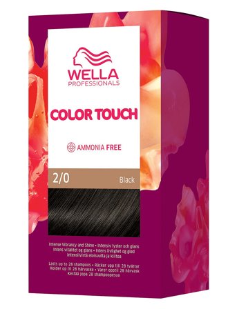 Wella Professionals Wella Professionals Color Touch Pure Naturals Black 2/0 130 Ml - Black - 130 ML