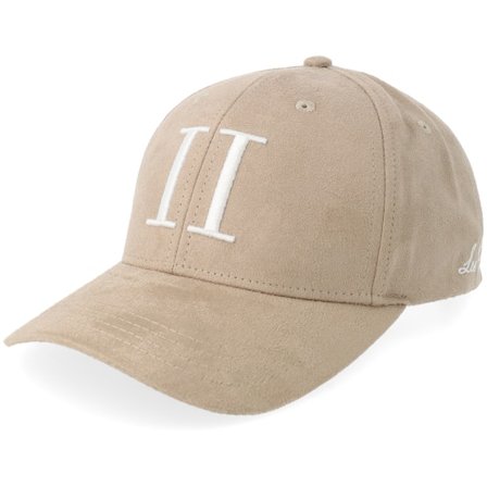 Les Deux - Beige adjustable Cap - Encore Suede Baseball Cap Dark Sand Adjustable @ Hatstore