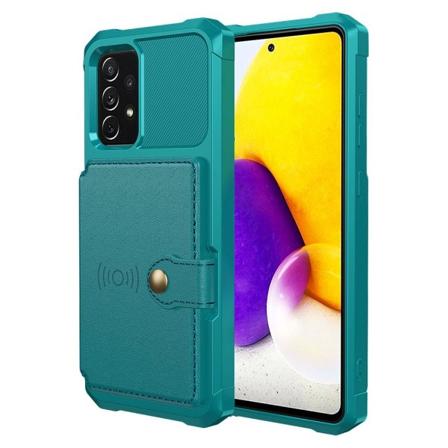 Effektivt cover med kortrum - Samsung Galaxy A52 Grön