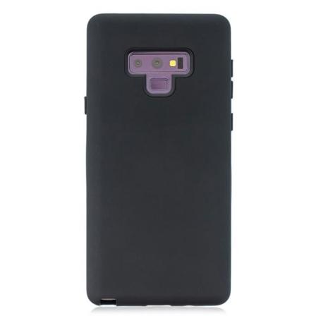 Silikonfodral till Samsung Galaxy Note9, Ultratunnt, mjukt TPU-gel, matt bumper, mjukt, lätt anti repor, stötsäkert skal (svart) Svart