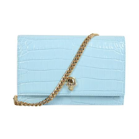 Alexander McQueen, Cross Body Bags Niebieski, Kobieta, Rozmiar: ONE Size