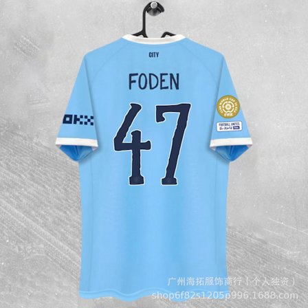 2025-2026 sesongen Club World Cup-drakt Manchester City Club hjemmedrakt nr. 47 FODEN Fan Edition-drakt