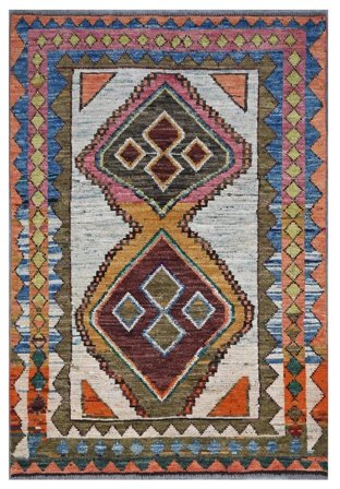 Small Moroccan Berber - Afghanistan 111X169 Wool, Rug