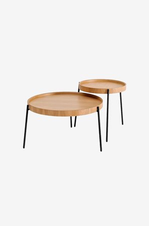 Homitis - Hekkebord (2 deler)-John - Brun - Sofabord - Fra Homeroom