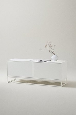 Jotex - Tv-bank 42 x 140 Cm Weiß - LYCKEBY - Kaufe TV-Bänke bei Jotex