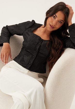 Chiara Forthi - Jacquard L/S Jacket - 36