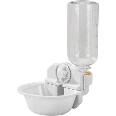 Kissankissan Vedenpullo, Kanin Vedenantaja, Pieneläinten Tippavapaa Juomavesipullo, Pienille Eläimille White