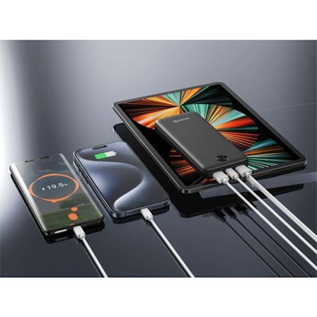 Powerbank - SWISSTEN - Worx Pro - 10000 mAh - 2 USB-A-utgångar - 10,5 W