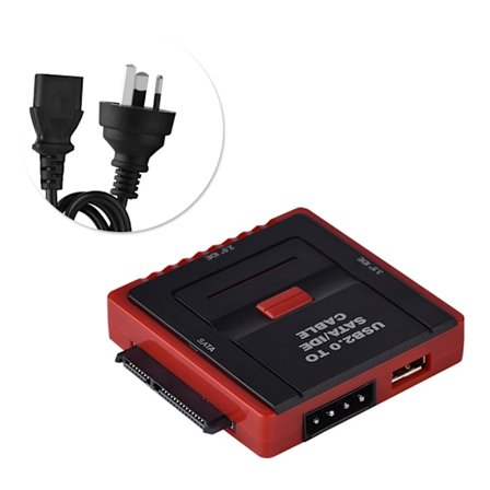 USB2.0 SATA/IDE-kiintolevyaseman kaapeliadapterin muuntaja telakointiasema