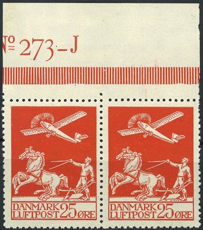 Danmark - AFA 146 - Postfrisk parstykke