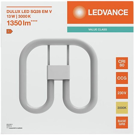 LEDVANCE Led Dulux Sq28 Em V 23w 830 Gr8 2Pin