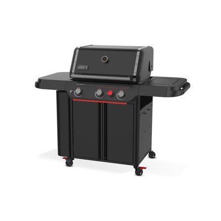 Weber Genesis E-330WR Stealth Gasolgrill - Gasolgrill med kraftfull Sear Zone, rotisseri & PureBlu-brännare